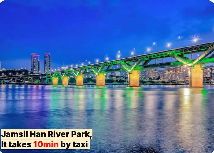 Jamsil 잠실새내9분,롯데월드,석촌호수,코엑스,kspo,3r4b,최대8인 Apartment *