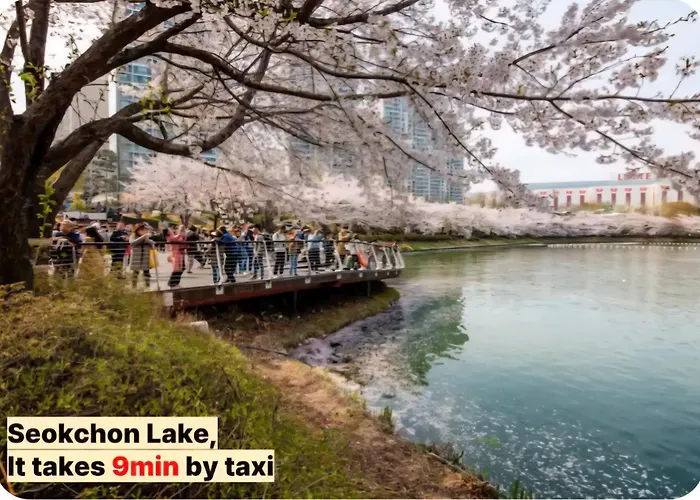 Jamsil 잠실새내9분,롯데월드,석촌호수,코엑스,kspo,3r4b,최대8인 Apartment